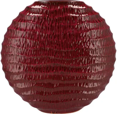 Daan Kromhout Design vaas aardewerk inga jada 23x10x22cm paars