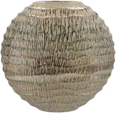 Daan Kromhout Design vaas aardewerk inga jada 51x17x50cm green