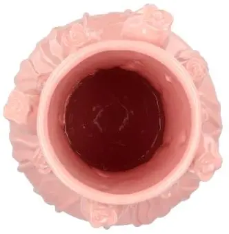 Daan Kromhout Design vaas aardewerk mara 24x27cm roze - afbeelding 2