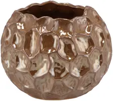 Daan Kromhout Design vaas aardewerk medina 18x14cm dark pearl - afbeelding 1