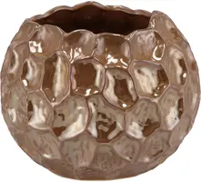 Daan Kromhout Design vaas aardewerk medina 19x15cm dark pearl - afbeelding 1