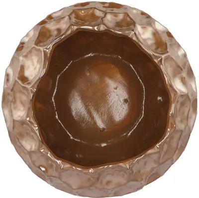 Daan Kromhout Design vaas aardewerk medina 19x15cm dark pearl - afbeelding 2