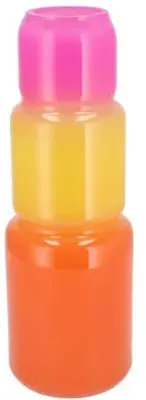 Daan Kromhout Design vaas glas may dutch 12x35cm oranje - afbeelding 1