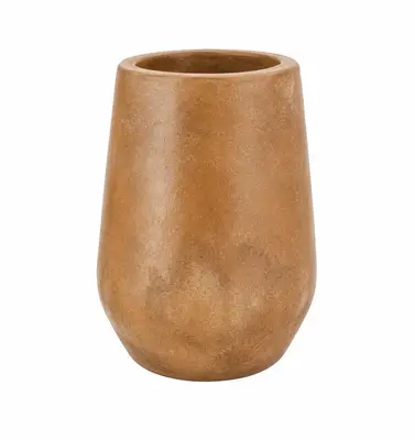 Daan Kromhout Design vaas hout woody 24x29cm naturel