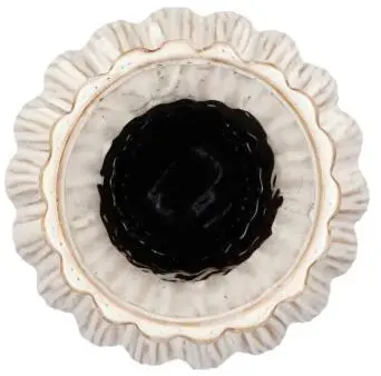 Daan Kromhout Design vaas keramiek lima 21x31cm wit - afbeelding 2
