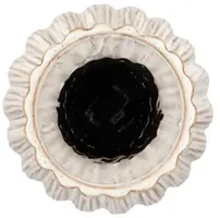 Daan Kromhout Design vaas keramiek lima 21x31cm wit - afbeelding 2