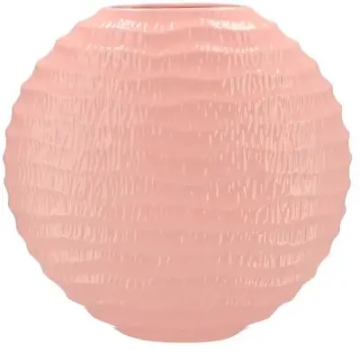 Daan Kromhout Design vaas keramiek lima 31x12x30cm roze - afbeelding 1