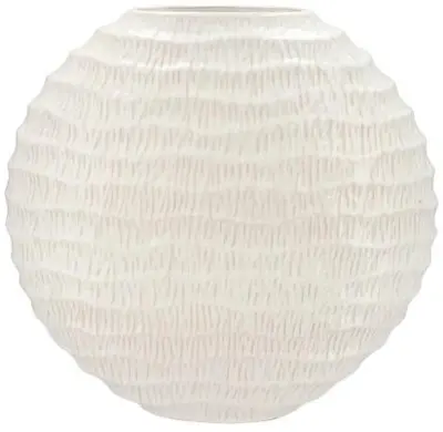 Daan Kromhout Design vaas keramiek lima 31x12x30cm wit - afbeelding 1
