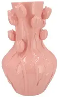Daan Kromhout Design vaas keramiek mara 28x45cm roze - afbeelding 1