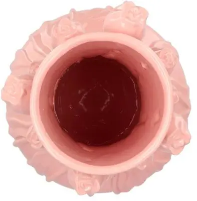 Daan Kromhout Design vaas keramiek mara 28x45cm roze - afbeelding 2