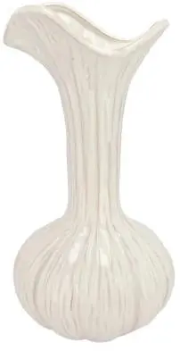 Daan Kromhout Design vaas keramiek mia 14x28cm wit - afbeelding 1