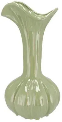 Daan Kromhout Design vaas keramiek mia 21x44cm pistache - afbeelding 1