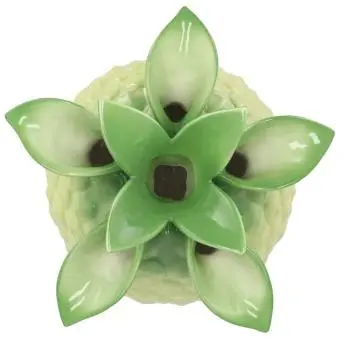 Daan Kromhout Design vaas keramiek pineapple tropical 14x18cm lime - afbeelding 2