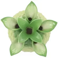 Daan Kromhout Design vaas keramiek pineapple tropical 14x18cm lime - afbeelding 2