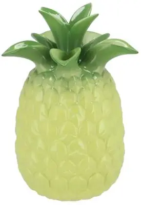 Daan Kromhout Design vaas keramiek pineapple tropical 18x28cm lime - afbeelding 1