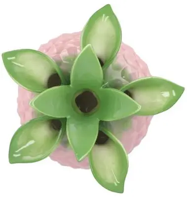 Daan Kromhout Design vaas keramiek pineapple tropical 18x28cm roze - afbeelding 2