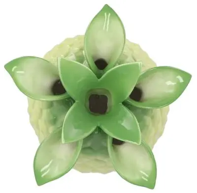 Daan Kromhout Design vaas keramiek pineapple tropical 18x28cm lime - afbeelding 2