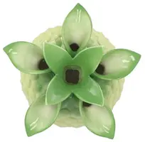 Daan Kromhout Design vaas keramiek pineapple tropical 18x28cm lime - afbeelding 2