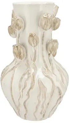 Daan Kromhout Design vaas  mara 28x28x45cm wit - afbeelding 1