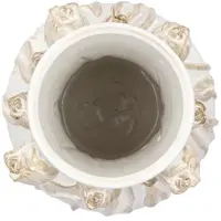 Daan Kromhout Design vaas  mara 28x28x45cm wit - afbeelding 2