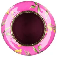 Daan Kromhout Design vaas metaal flower bouquet 33x45cm fuchsia - afbeelding 2