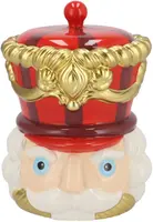 Daan Kromhout Design voorraadpot aardewerk candy nutcracker 14x20cm red kopen?