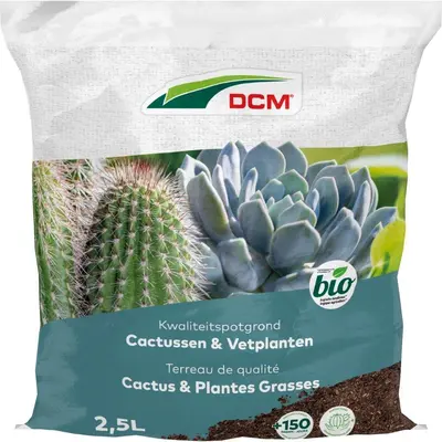 DCM Potgrond Cactussen & Vetplanten 2,5 L - afbeelding 2