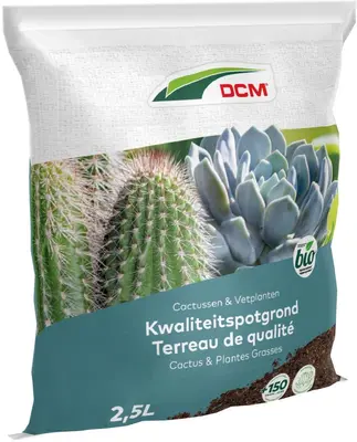 DCM Potgrond Cactussen & Vetplanten 2,5 L - afbeelding 1