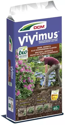 DCM Vivimus® Heide, Rhodo & alle Zuurminnende Planten 40 L | Bodemverbeteraar