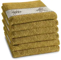 DDDDD keukendoek bees 50x55cm geel 1 stuks - afbeelding 1