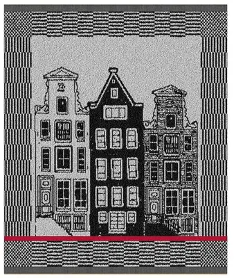 DDDDD keukendoek canal 50x55cm zwart 1 stuks - afbeelding 2