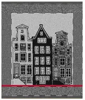 DDDDD keukendoek canal 50x55cm zwart 1 stuks - afbeelding 2