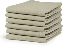 DDDDD theedoek cinderella checkmaid 60x65cm taupe 1 stuks - afbeelding 1