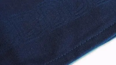DDDDD theedoek logo 60x65cm blauw 1 stuks - afbeelding 3