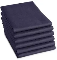 DDDDD theedoek logo 60x65cm blauw 1 stuks - afbeelding 1