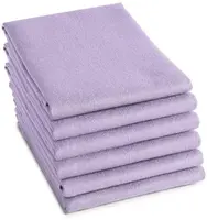 DDDDD theedoek logo 60x65cm pastel lila 1 stuks - afbeelding 1