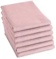 DDDDD theedoek logo 60x65cm pastel roze 1 stuks - afbeelding 1