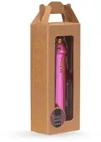 De Ballen Uit glazen kerstbal amsterdammertje 10.5cm fel roze - afbeelding 2