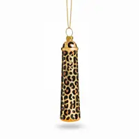 De Ballen Uit glazen kerstbal amsterdammertje 10.5cm panter - afbeelding 1