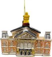 De Ballen Uit glazen kerstbal concertgebouw 10cm multi - afbeelding 1