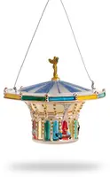 De Ballen Uit glazen kerstbal parade zweefmolen 10cm multi - afbeelding 1