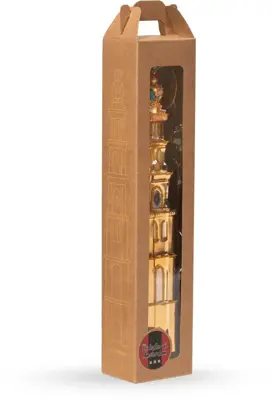 De Ballen Uit glazen kerstbal westertoren 21.5cm goud - afbeelding 2