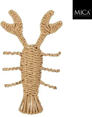 Decoratie kreeft bruin - l21xb40xh2cm