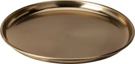 Decoratiebord ijzer rond 28x2.5cm goud kopen?