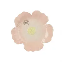 Decoris bord steen bloem 28x3cm roze  kopen?