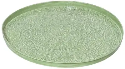 Decoris decoratiebord ijzer rond 60x3cm groen - afbeelding 1