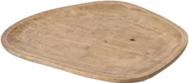 Decoris decoratiebord mangohout ovaal 46x37x1.5cm bruin kopen?