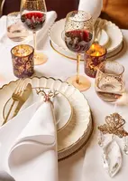 Decoris dinerbord porselein rond 26.5x3.5cm wit  - afbeelding 2
