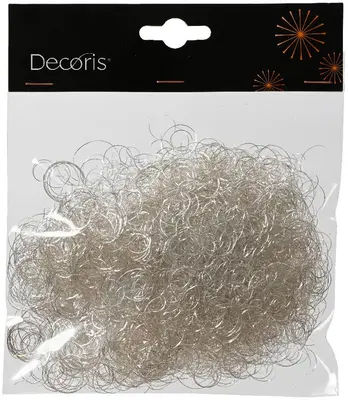 Decoris engelenhaar koperdraad zilver  - afbeelding 1