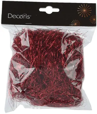 Decoris engelenhaar lametta kerstrood 